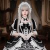 Rivet Lolita Wings Lace Headband Y2k Lolita Hair Clip Cute Cosplay Headdress  Comic Convention