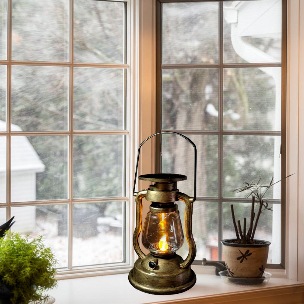 Outdoor Hanging Solar Lights Solar Powered Retro Lanterns Bright Landscape Lanterns Lamp Decor for