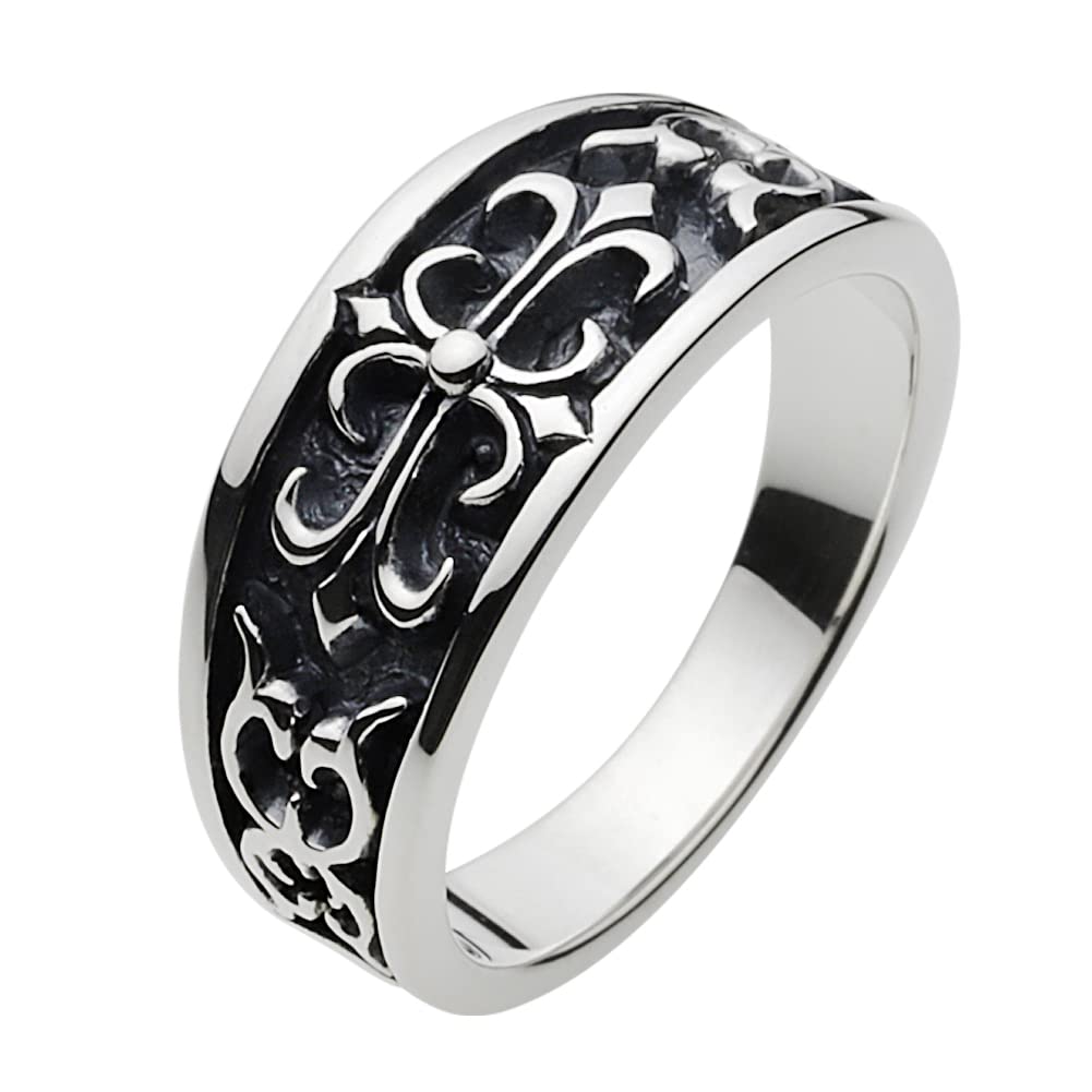 

Gothic Cross Ring 925 Silver fr0329 21 [Figmart] [Silver Accessories] No.