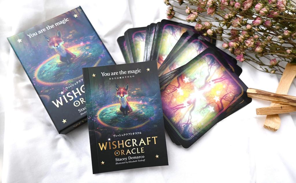 I.I.J Oracle Cards Wish Craft Oracle Japanese Edition Affirmation Fortune Telling with Japanese Instruction Manual