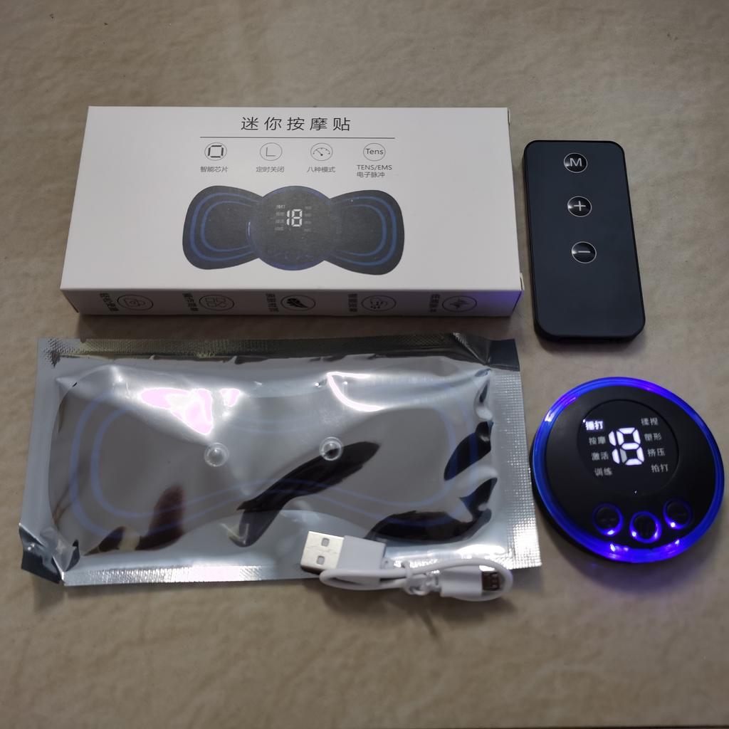 Cervical Spine Massage Sticker Low Frequency Intelligent Pulse Massage Sticker Pocket Massager Portable Charging Massager Pulse Whole Body Sticker