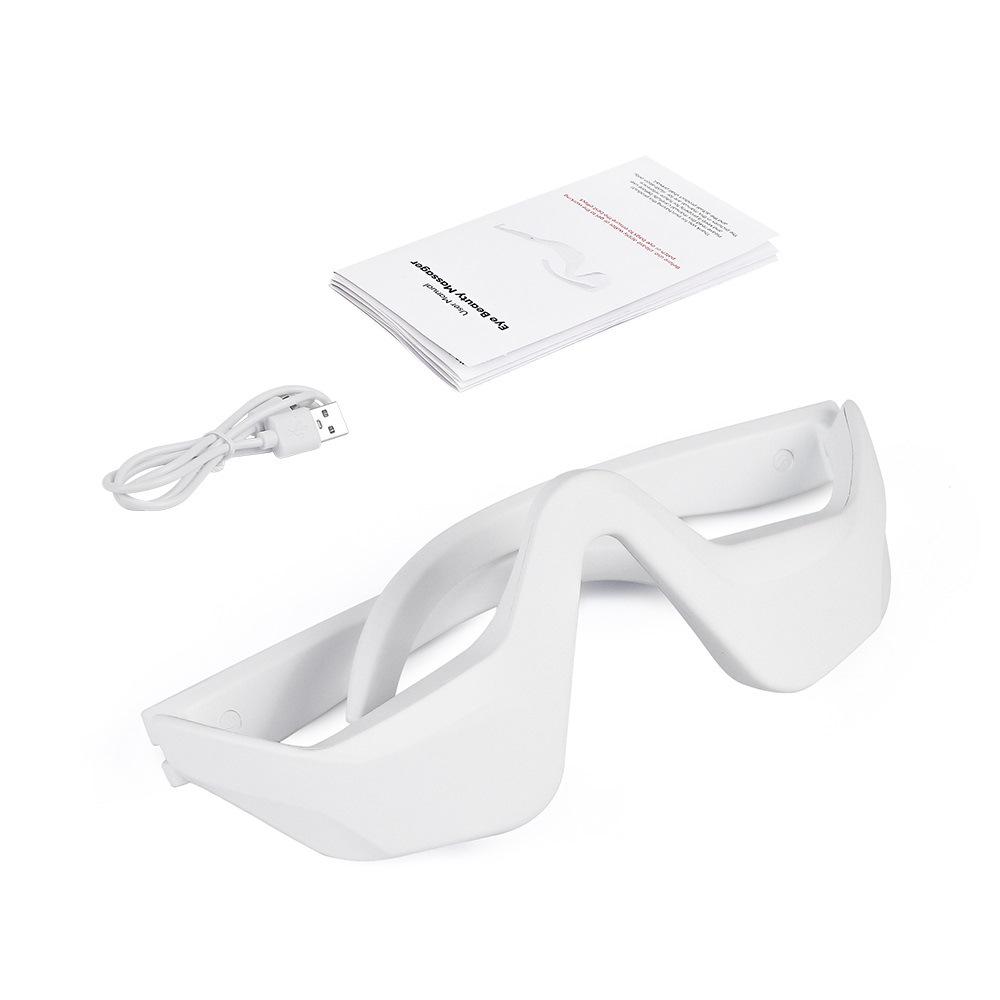 Microcurrent Beauty Eye Massager: EMS Red Light Therapy for Dark Circles