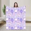 Goosebumps Dead House Calling All Creeps Blankets Flannel Horror Halloween Throw Blanket for Bedroom Sofa Bedroom Quilt