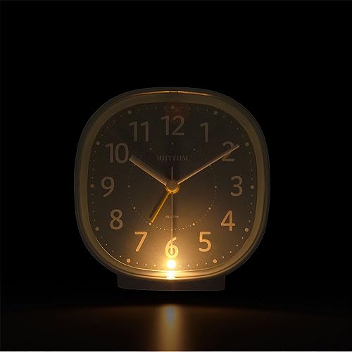 RHYTHM Refre R674 Ceas deșteptător Gri deschis