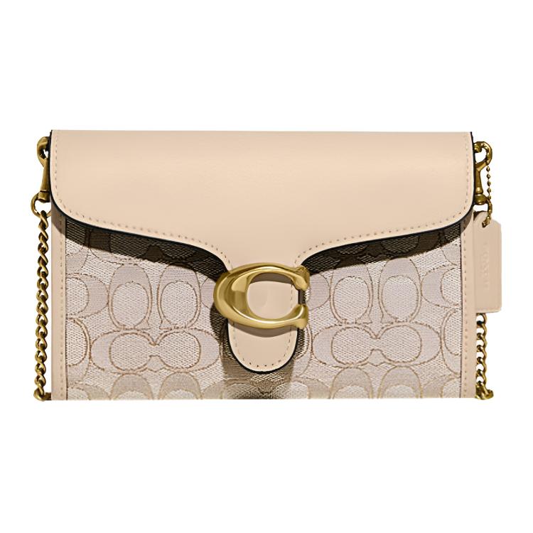 New COACH Tabby Textile, Cow Leather Handheld Handbag, Shoulder Bag, Crossbody Bag Medium Women's Pink CA192-B4SHG