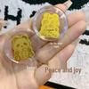 Shuibei 999 Pure Gold Princess Phone Sticker & Magnet Set - Prosperity, Peace, and Joy Design