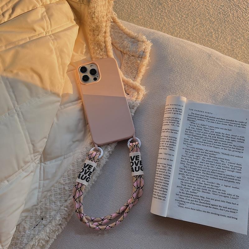 

Luxury Crossbody Lanyard Strap Case For Samsung Galaxy S24 S23 Ultra S22 Plus S21 FE A53 A55 A54 Solid Color Silicone Soft Cover S21&Case & Strap