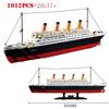 481 Stück 2401 Stück RMS Titanic Schiff Bausteine Spielzeug Set Stadt Pädagogisch 3D Modell Kreuzfahrtschiffe Mini Steine Spielzeug Für Jungen Erwachsene