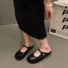 [Youshilai] Korean Version of Comfortable Outer Wear Bag Head Half Slippers Women's 2025 Spring New One-pedal Lazy Muller Shoes