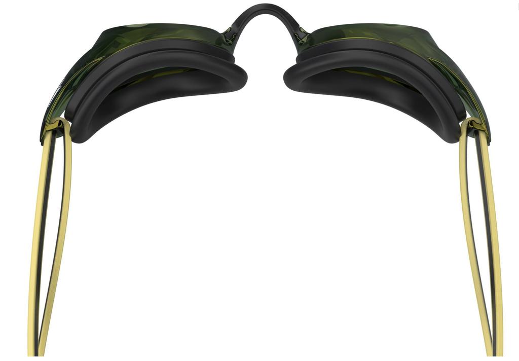 Speedo Vanquisher Mirrored 3.0 Goggles, Unisex, Black/Gold