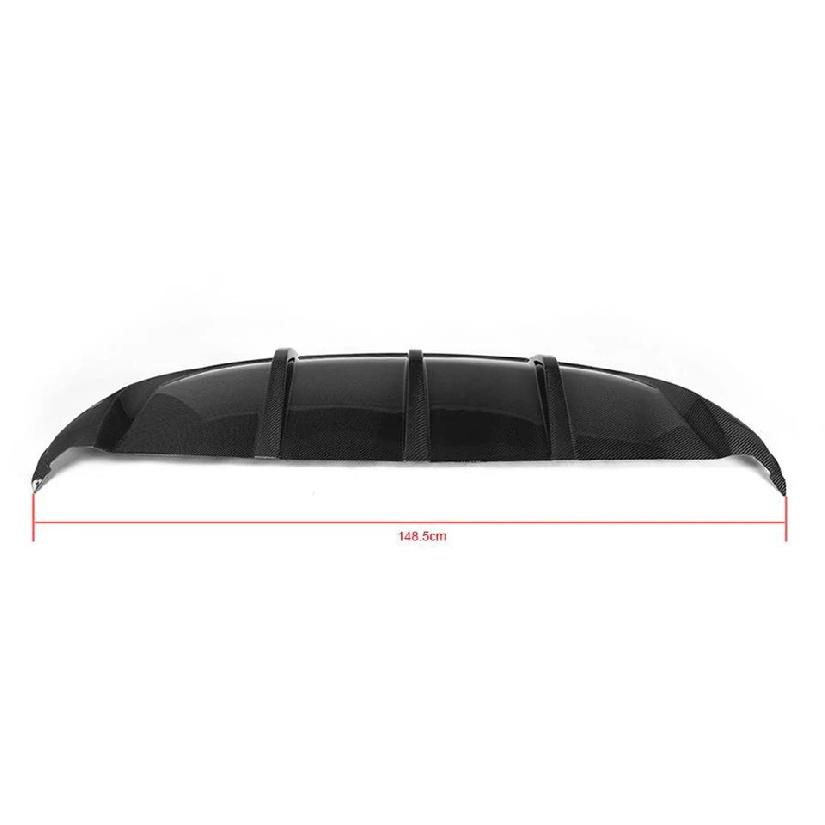 Car Auto Rear Bumper Lip Diffuser Spoiler for BMW X6 E71 35i SUV Base Bumper 2008-2013 Rear Racing Body Kits Carbon Fiber/FRP