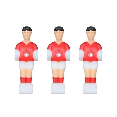 Figure di giocatori da uomo da calcio balilla da 3 pezzi, accessori per biliardino da calcio