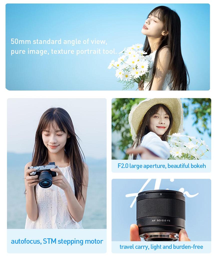 VILTROX 50mm AF 50mm for Nikon Autofocus Large Aperture Lens for Nikon Z6 Z7 ZFC F2.0 Z-Mount Full-Frame Lens, f/2.0 Z-Mount, Z5, Z6, II, Z7, II, Z8,