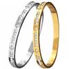 Exquisite Women's Gold-Plated Titanium Steel Bracelet