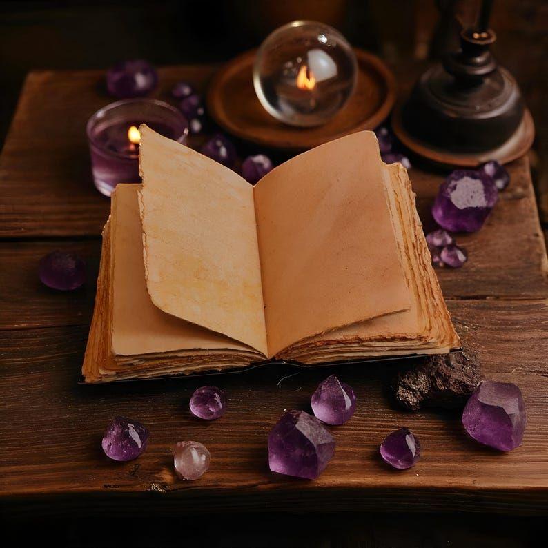 Doors of Durin from Tolkien Lord of the Rings - Handmade Leather Journal Book of Shadow Fantasy Journal Wedding Guest Book Gift for Him/her.
