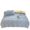 Thickened Milk Fleece Four-Piece Set, Milk Fleece Coral Fleece Bed Sheet Quilt Cover Double-Sided Flannel Bed Three-Piece Set