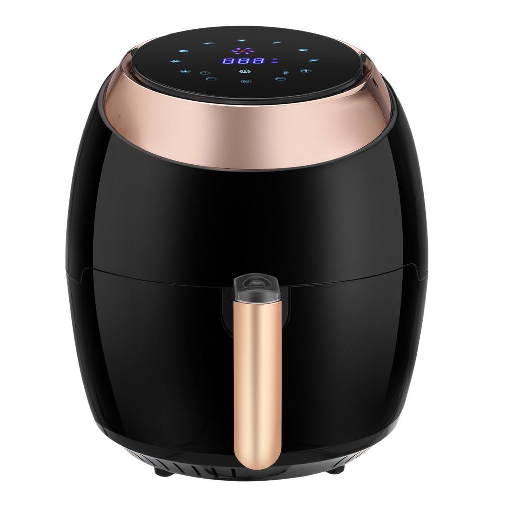 1700W 220V 8L Electric Digital Air Fryer Intelligent Automatic Large Capacity Cooker Oven Multi-functional Oven NO Smoke Oil Free Fryer APP чёрный