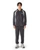 Casual Sports Suit Hooded Polyester 2025 Dusky Gray Men's Set, Tricot-Lined Jersey, 691021, Fall/Winter Color (44)