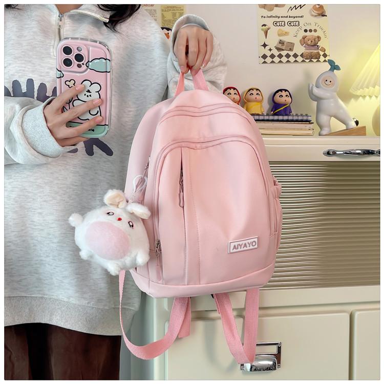 Schoolbag Kindergarten Girls and Children's Spring Outing Small Backpack Cute Girls Splicing Backpack