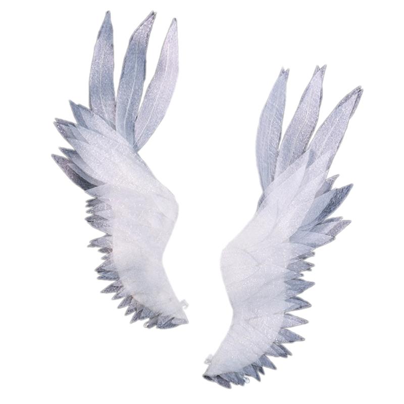 

2lots Durability Portable Hairpins Novelty Unique Hair Clip Daily Wear Hairpin for Stage Performances Costume Accessory 1 білий