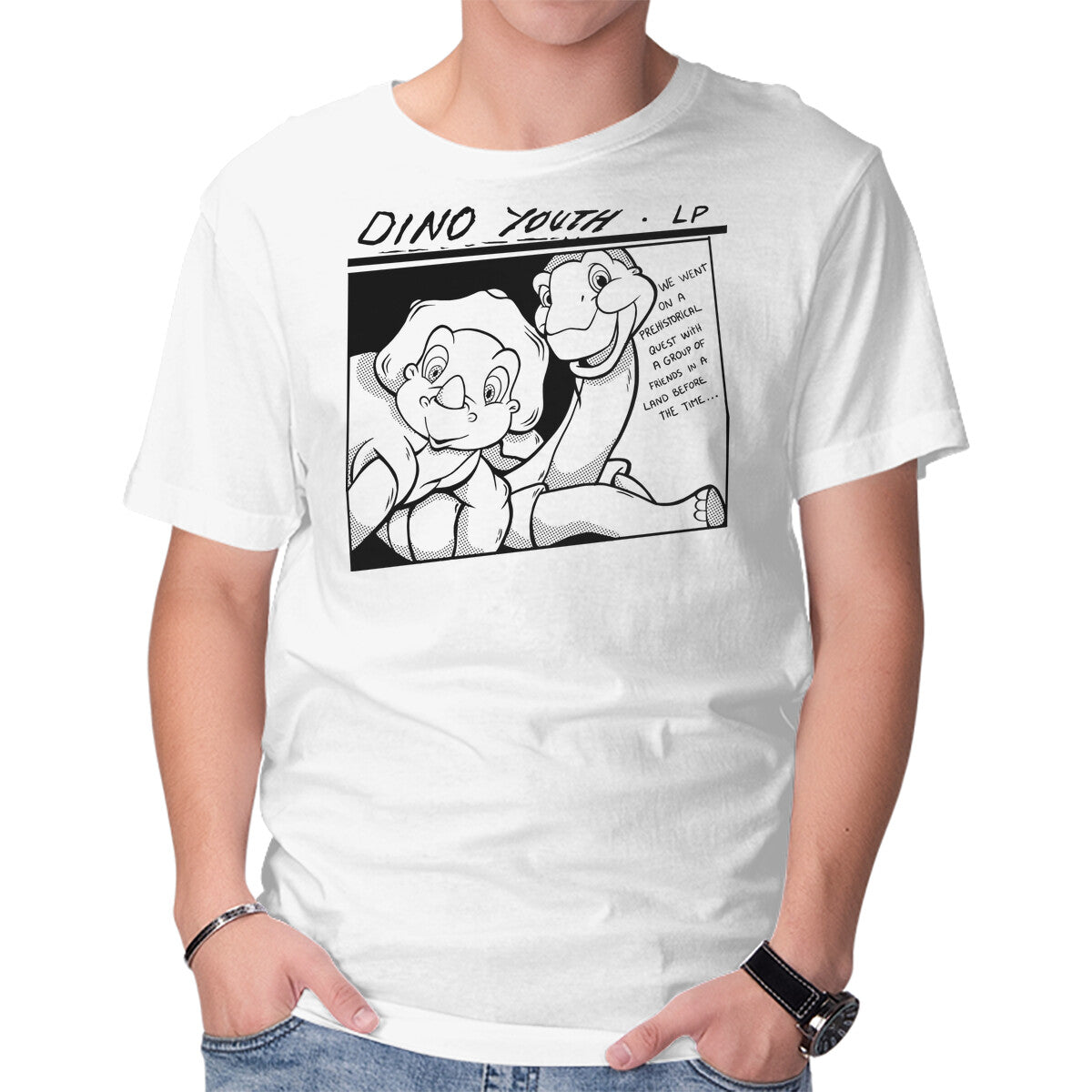 Unisex Crew Neck T-Shirt Dino Youth Graphic Short Sleeve Casual Tee XXXL