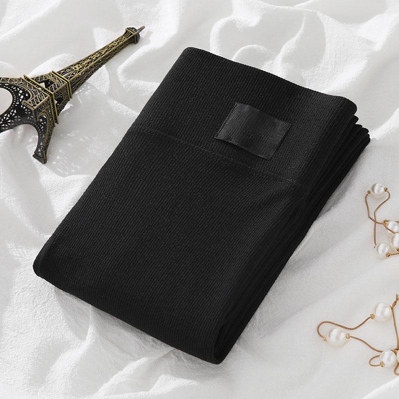 

Серые леггинсы с нитками для женщин, верхняя одежда на весну и осень, тонкая эластичная нижняя одежда, осенние брюки, зимние, с высокой талией, облегающие XS чёрный