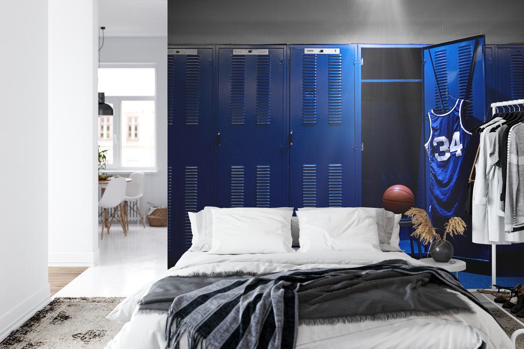 Photomural Basketball Team Cloakroom Structural Vinyl 400x280