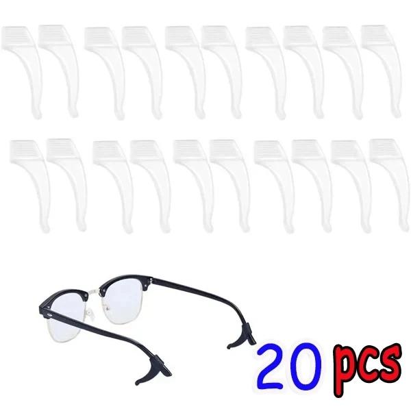 10/20pcs Colorful Silicone Anti-slip Ear Hook Glasses Elastic Grip Temple Tip Stoppers Holder Eyeglasses Eyewear Retainer Holder