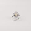 Milky Opal Gemstone 925 Sterling Silver Statement Jewelry Women Ring Birthday Gift For Her RR-84-19