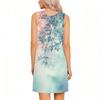 Sleeveless Floral Print Dress for Women with Tear Away Design Suitable for Post Shoulder Surgery Recovery Casual Loose Fit