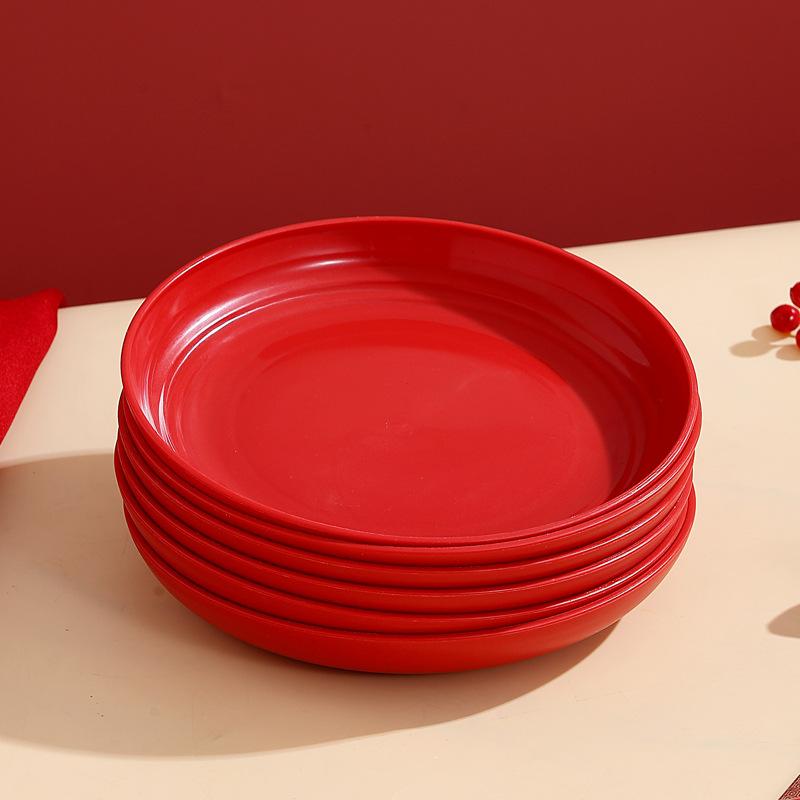 House Warming Fruit Plate Moving Into A New Home Living Room Setting Plate Decorative Fruit Plate Red Wedding Special Candy Plate