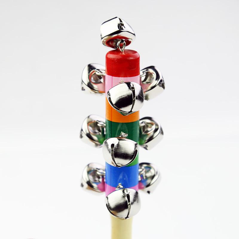 Colorful Rainbow Handheld Baby Rattle Toy for Early Childhood Development