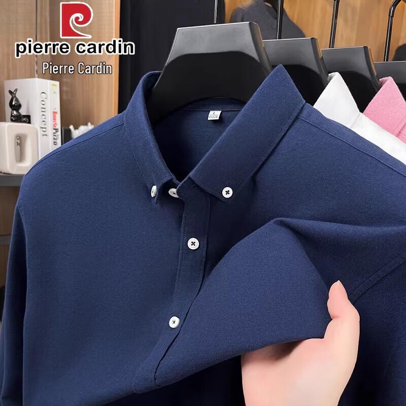 Pierre Cardin Men s 100% Cotton Business Casual Long Sleeve Shirt L