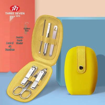 THREE SEVEN (777) 6-Piece Nail Clipper Manicure Set