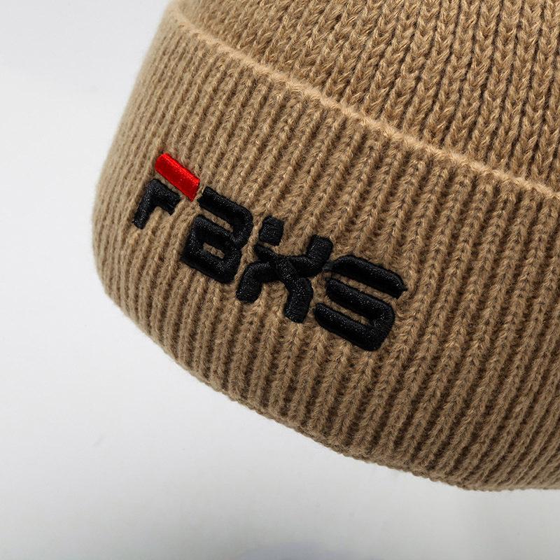 Couple Knitted Hat Versatile Fashion Three-Dimensional Embroidered Wool Hat Men'S And Women'S Outdoor Warm Ear Protector Cold Hat