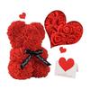 New Artificial Flower Eternal Rose Teddy Bear for Mom Mother's Day Birthday Valentine's Day Anniversary Gifts & Artificial Decor
