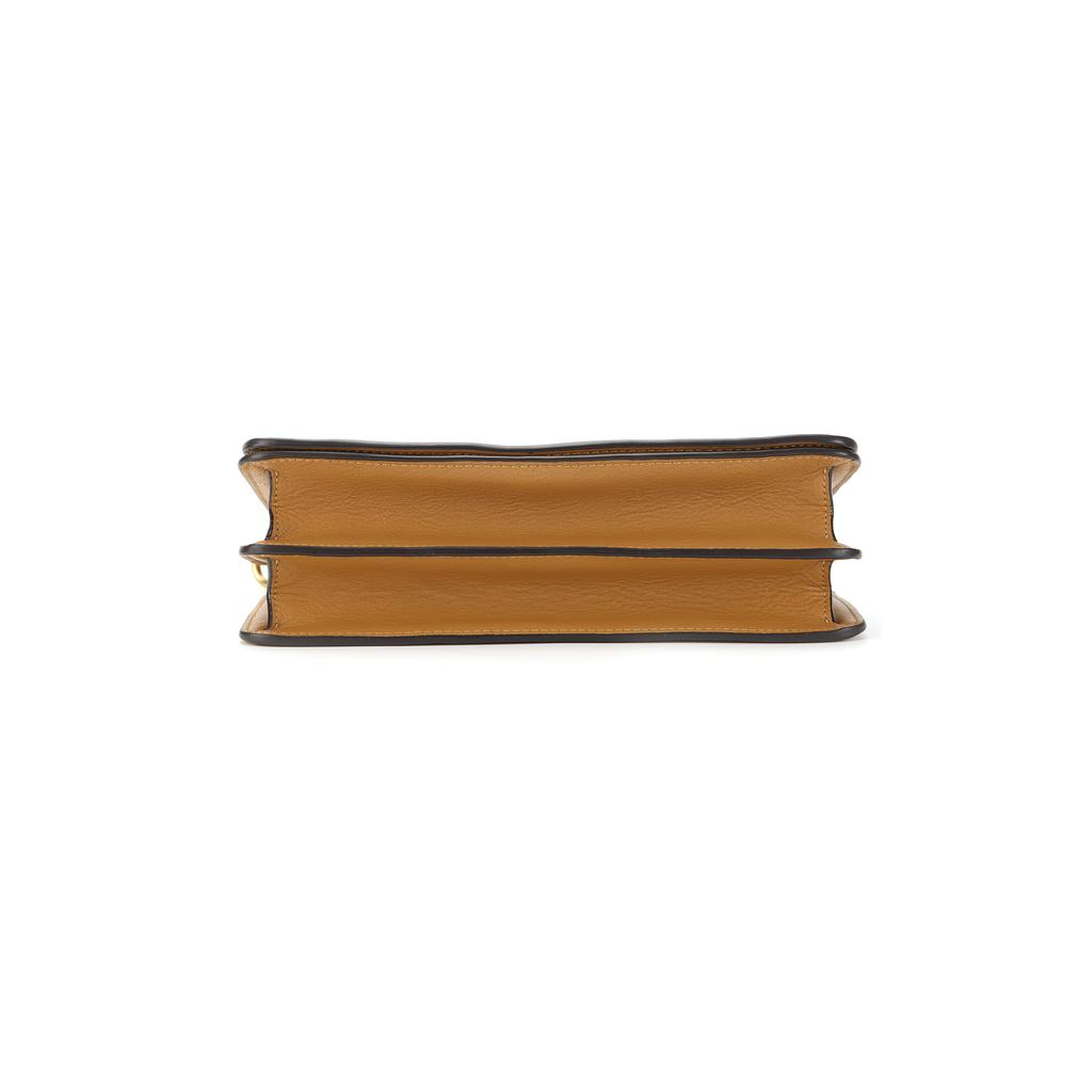 Coach Tabby 26 Gold Metal Logo Leather Shoulder Bag Medium Women shoulder bag Honey-Brown CAF52-B4T7J