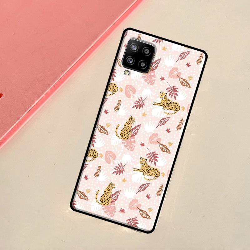 Tigers Cheetah Print Case For Samsung Galaxy A33 A22 A32 A52 A15 A16 A05 A26 A36 A56 A53 A13 A34 A54 A14 A35 A55