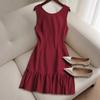 New Sleeveless Vest Dress Elegant Women