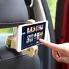 2 In 1 Car Headrest Hook with Phone Holder Seat Back Hanger for Bag Handbag Purse Grocery Cloth Car Phone Holder Car