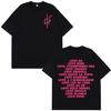 Ik hou van PNL Mode Grafische Print Harajuku T-shirts Mannen Vrouwen Hip Hop Korte Mouw Esthetische Trend van Losse Casual Katoenen T-shirt