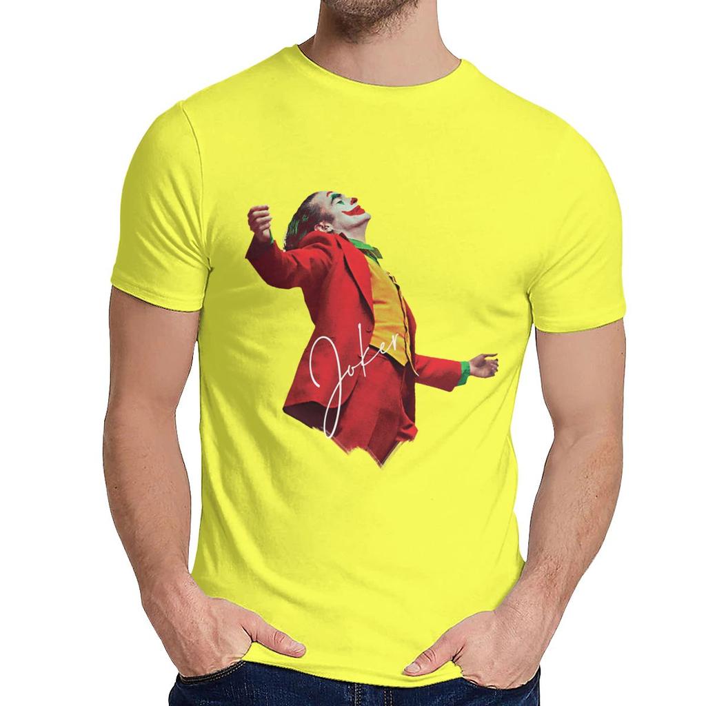 Maglietta da uomo Fantastico Merch Of Joker Joker Joaquin Phoenix Uomo casual in cotone naturale SO