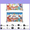 Cocomelon Family Photography Backdrops With Bright Colors For Party Decoration 120*80cm