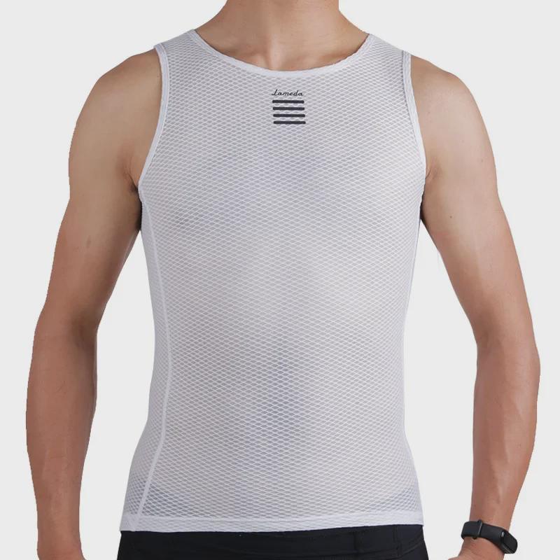 "Lampada Sweat-Wicking Men's Cycling Vest - Breathable Bottoming Shirt for Road Biking"