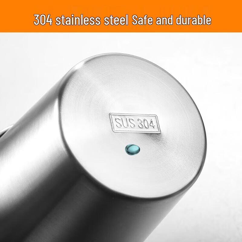 JingQingFu 304 Stainless Steel Portable Ice & Snack Bucket