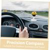 Car Guide Ball Compass with Strong Suction Cup 2.83In Portable Vehicle Compass for Automotive Interior Navigation and Outdoor Use