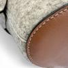 Excellent LOEWE Handbag gray felt Women Used