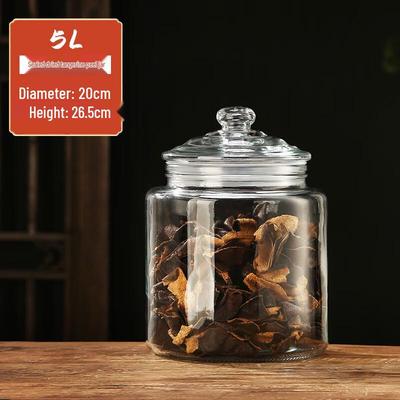 ZISIZ Airtight Glass Storage Jar
