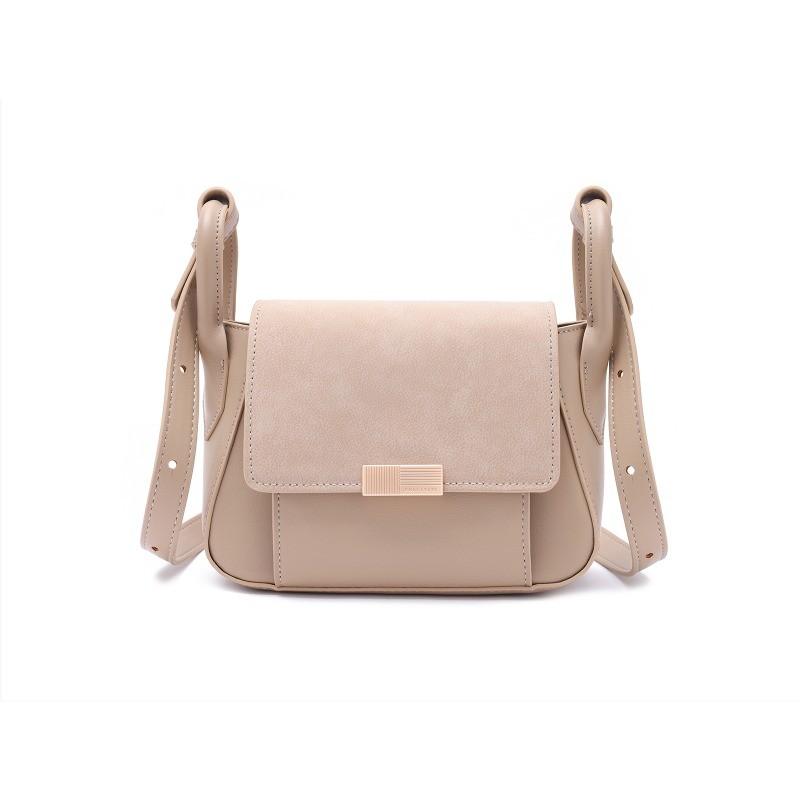 IELGY Fashion Trend Stitching Fashion Tofu Bag Shoulder Messenger Bag