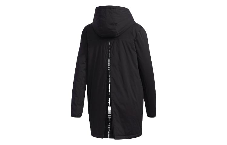 adidas Neo Puffer Jackets Women's Black Hooded Moderate Other DW8351